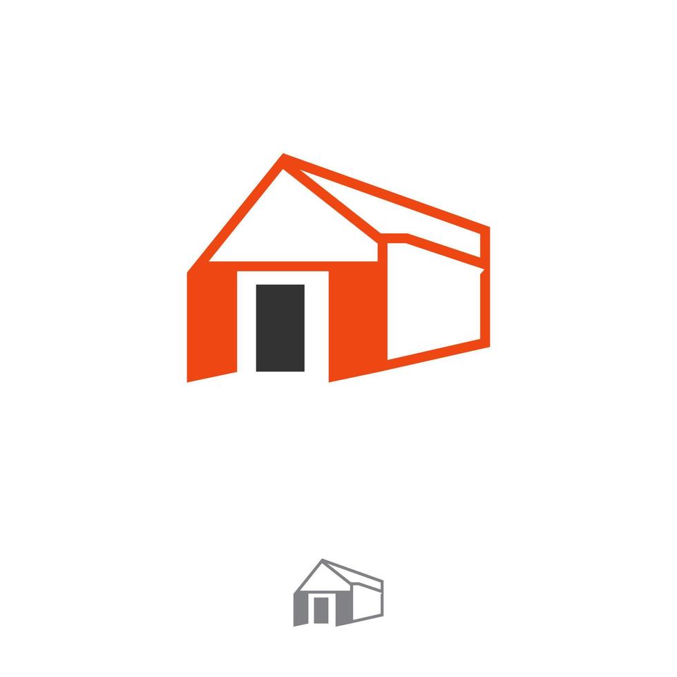 creativo hogar inteligente logo detallado con blanco fondo, único hogar inmuebles Iniciar sesión icono vector modelo