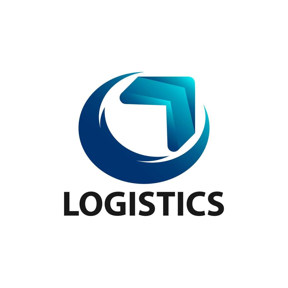 Logo for logistics and delivery company vector