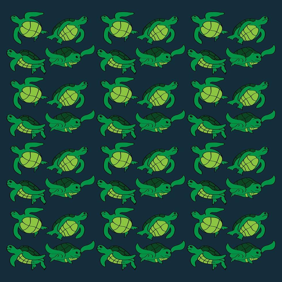 background pattern seamless. turtle. Vector illustration