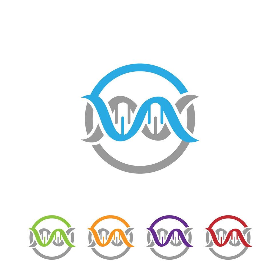 Vector illustration of a Double Helix DNA Strand