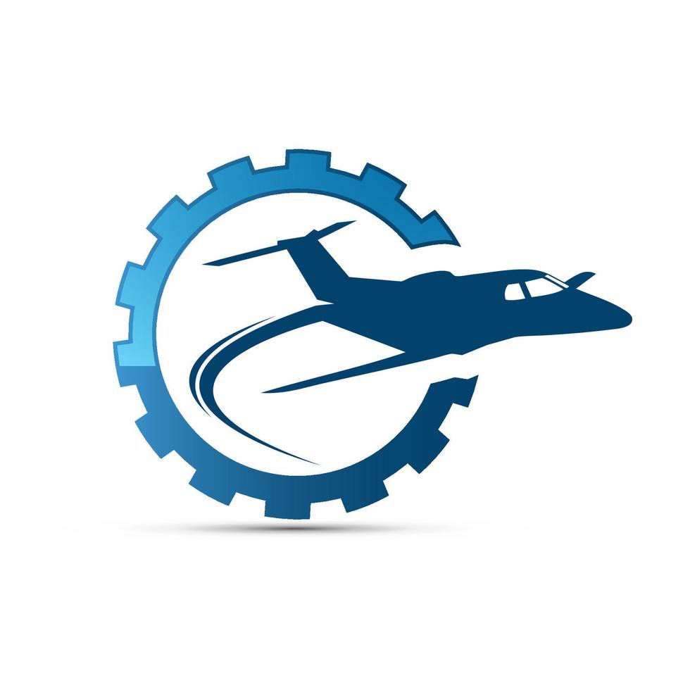 airplane flying around Icon, airplane flying around the earth Icon Eps10 vector