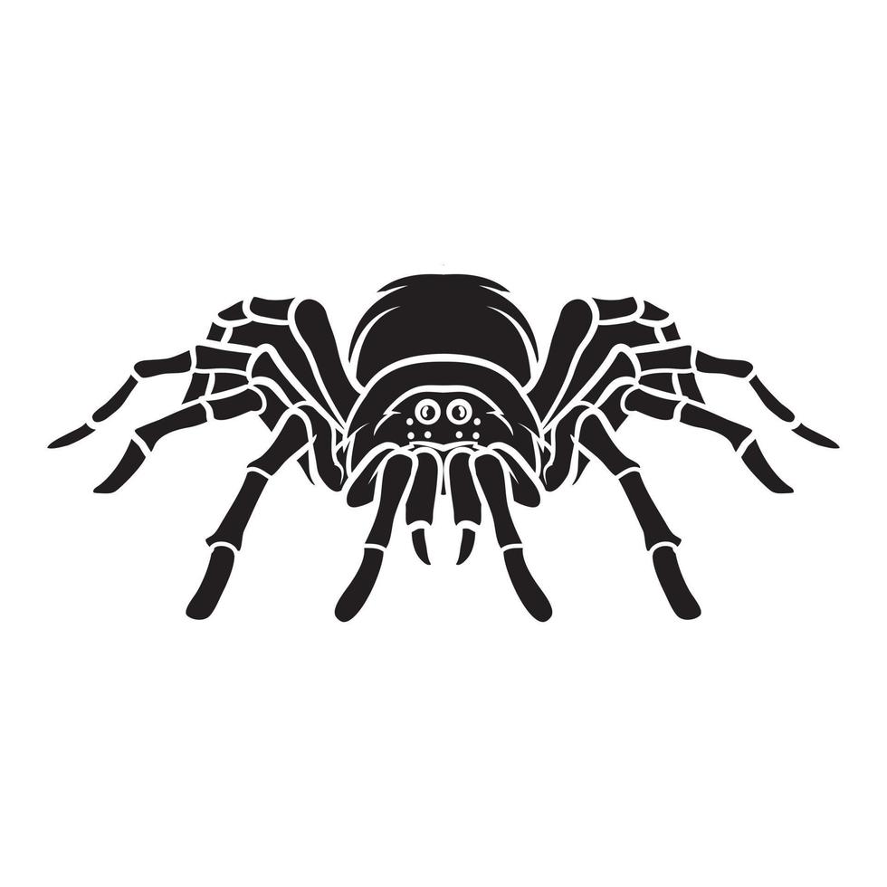 araña tatuaje vector ilustración