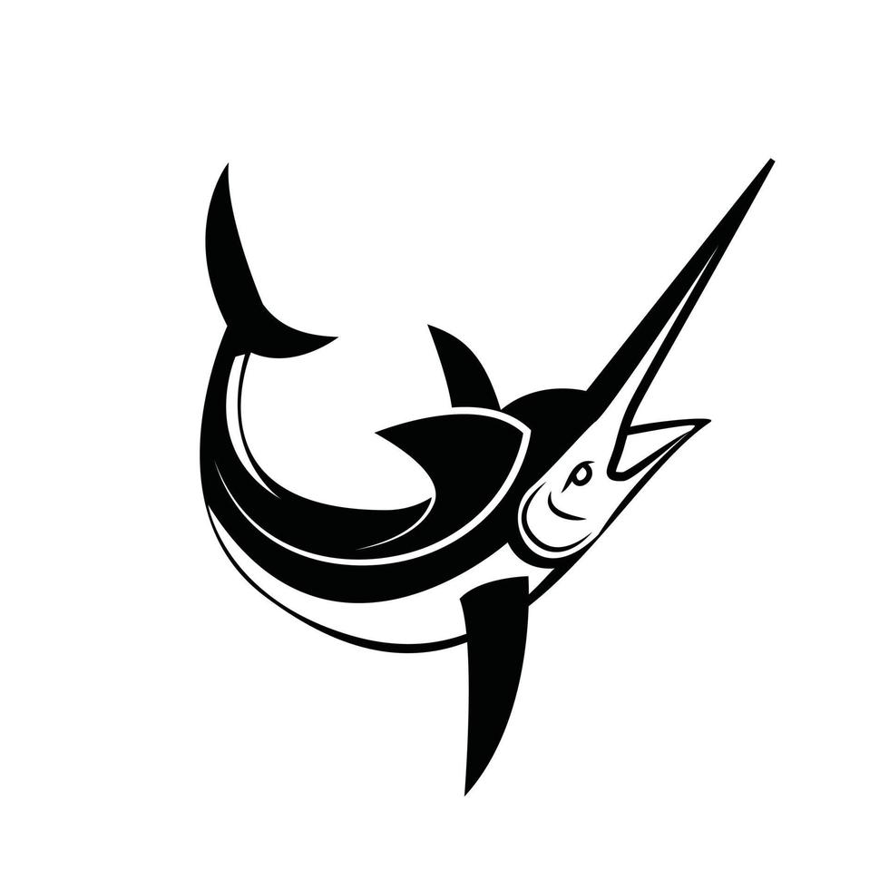 Marlin Fish Symbol illustration vector