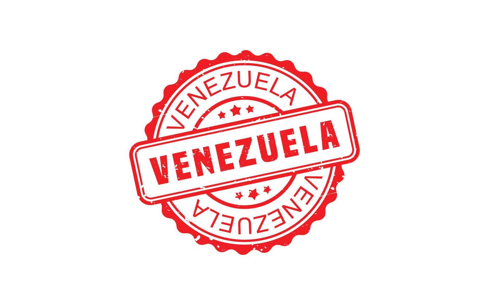 VENEZUELA stamp rubber with grunge style on white background vector