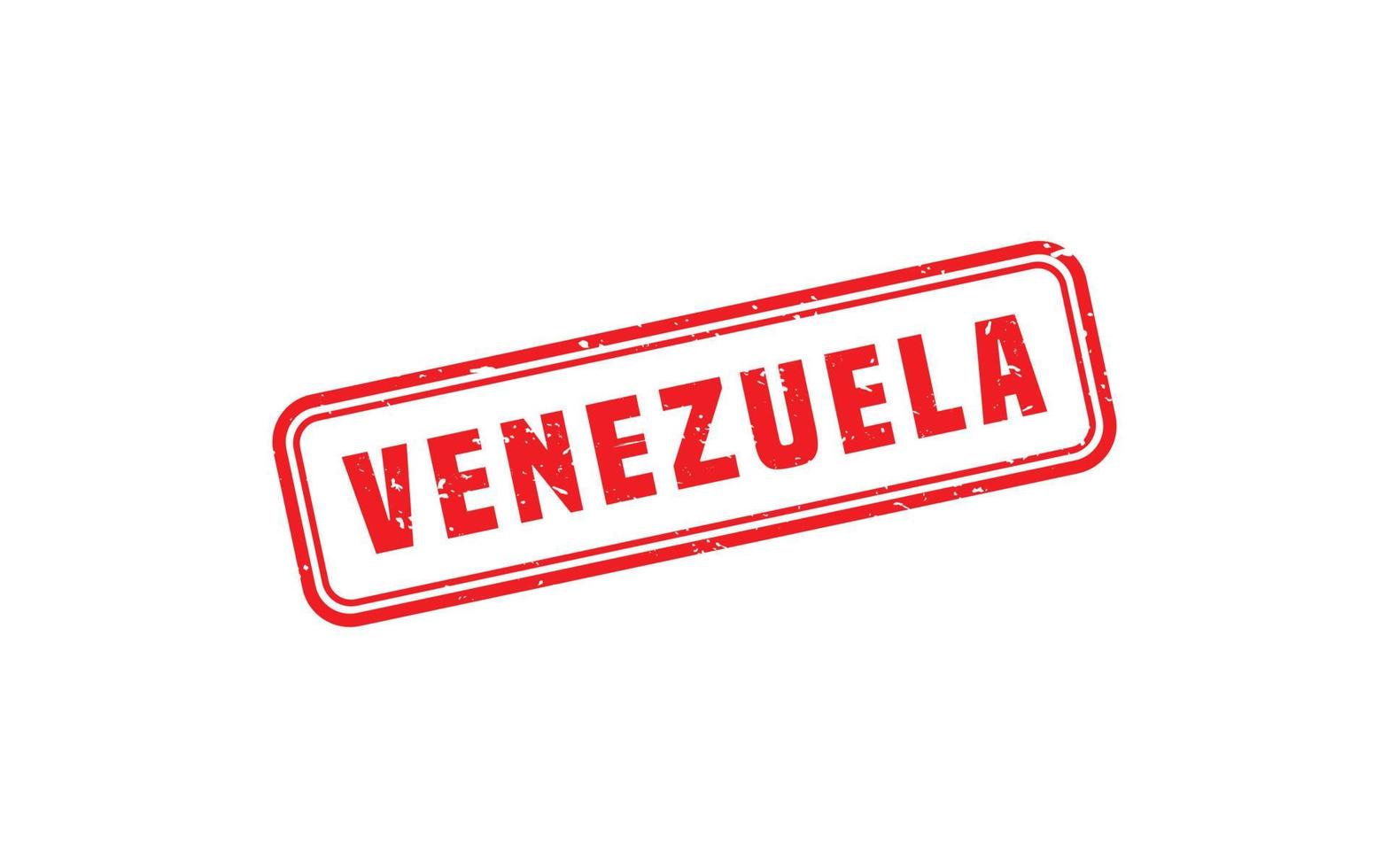 VENEZUELA stamp rubber with grunge style on white background vector