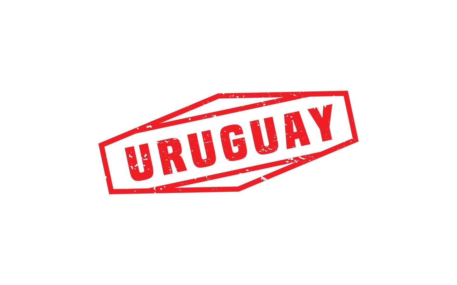 Uruguay sello caucho con grunge estilo en blanco antecedentes vector