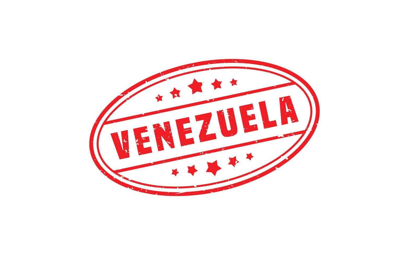 VENEZUELA stamp rubber with grunge style on white background vector