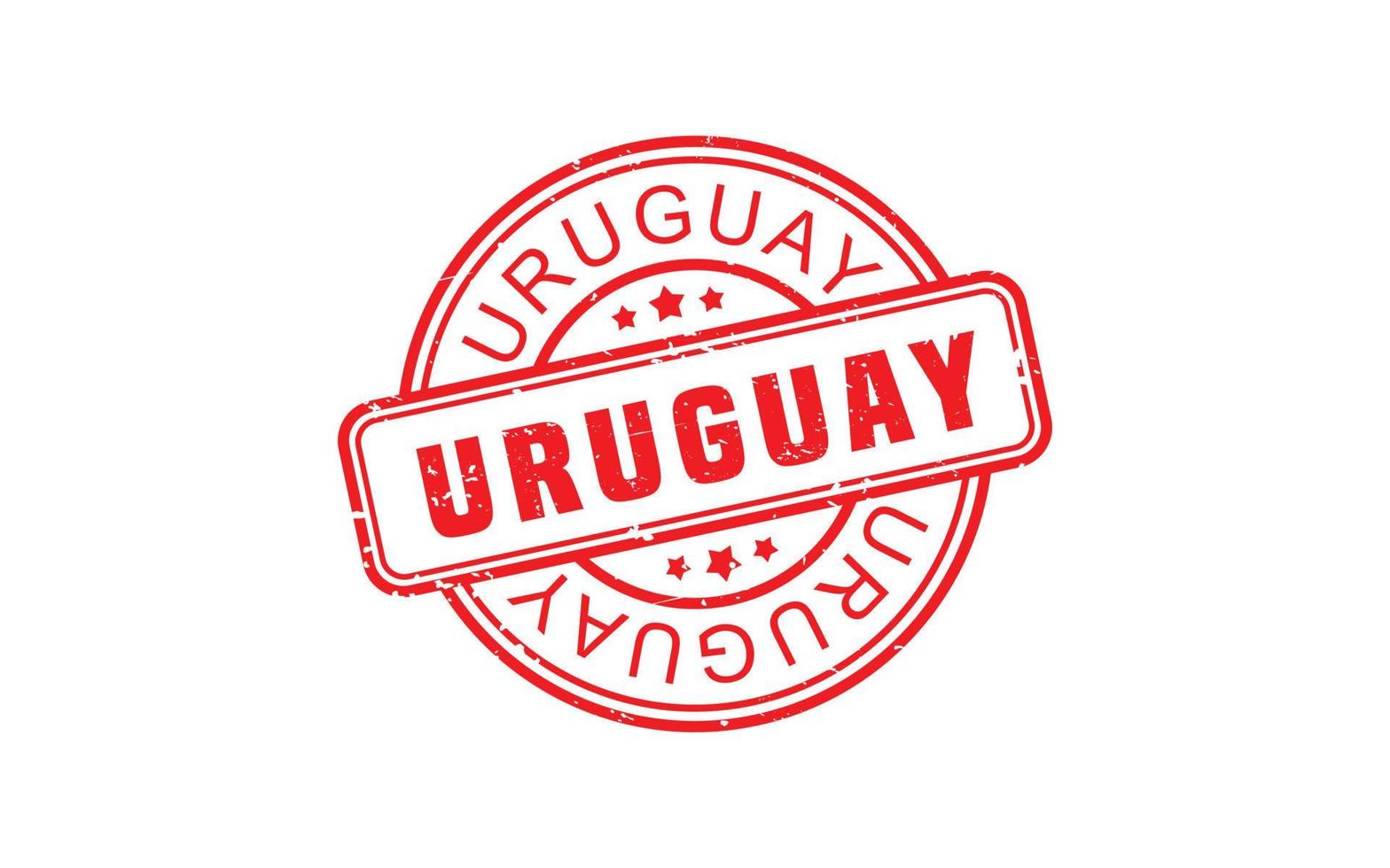 Uruguay sello caucho con grunge estilo en blanco antecedentes vector