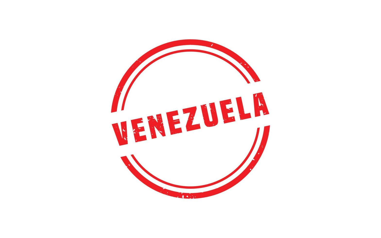 Venezuela sello caucho con grunge estilo en blanco antecedentes vector