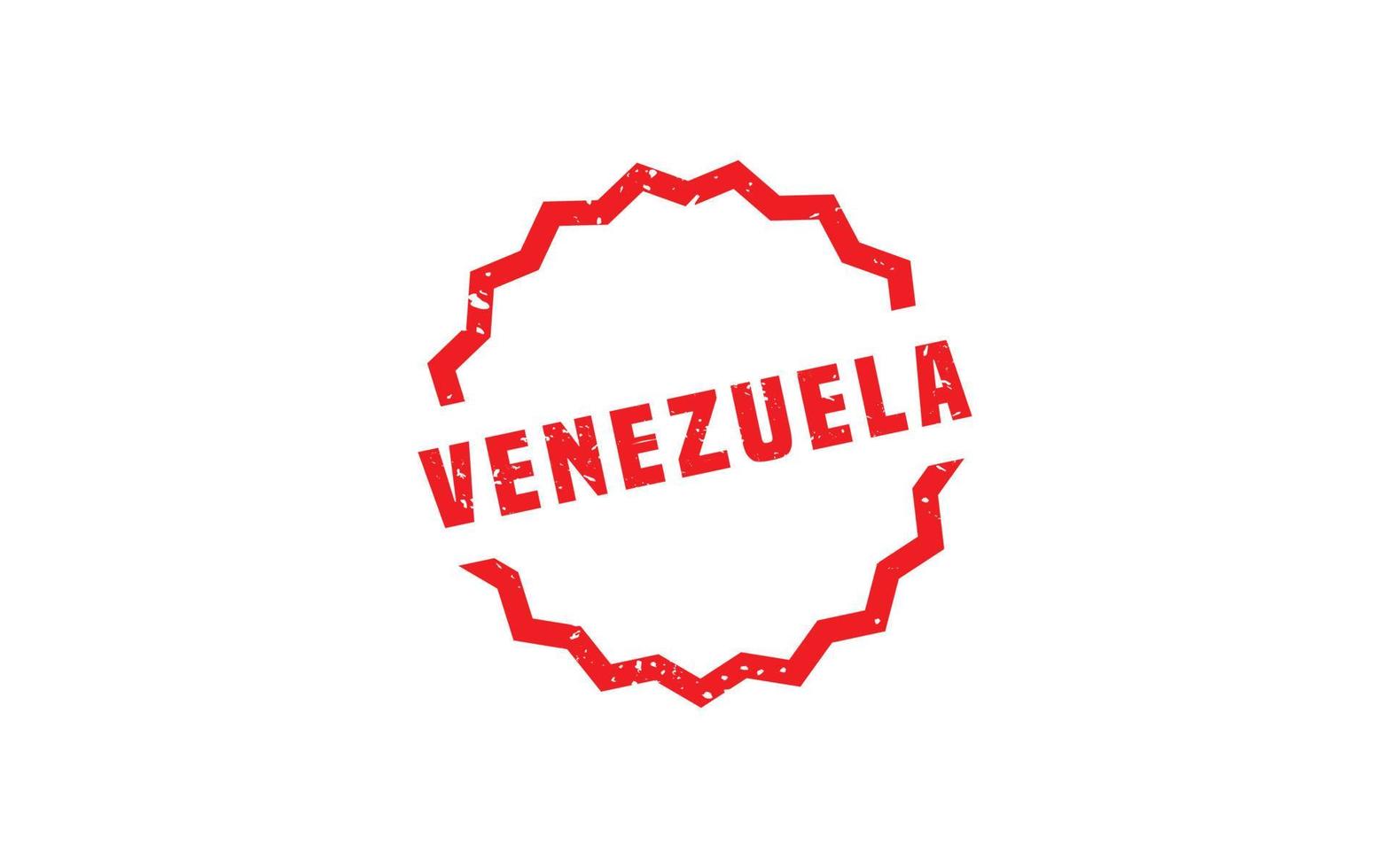 Venezuela sello caucho con grunge estilo en blanco antecedentes vector