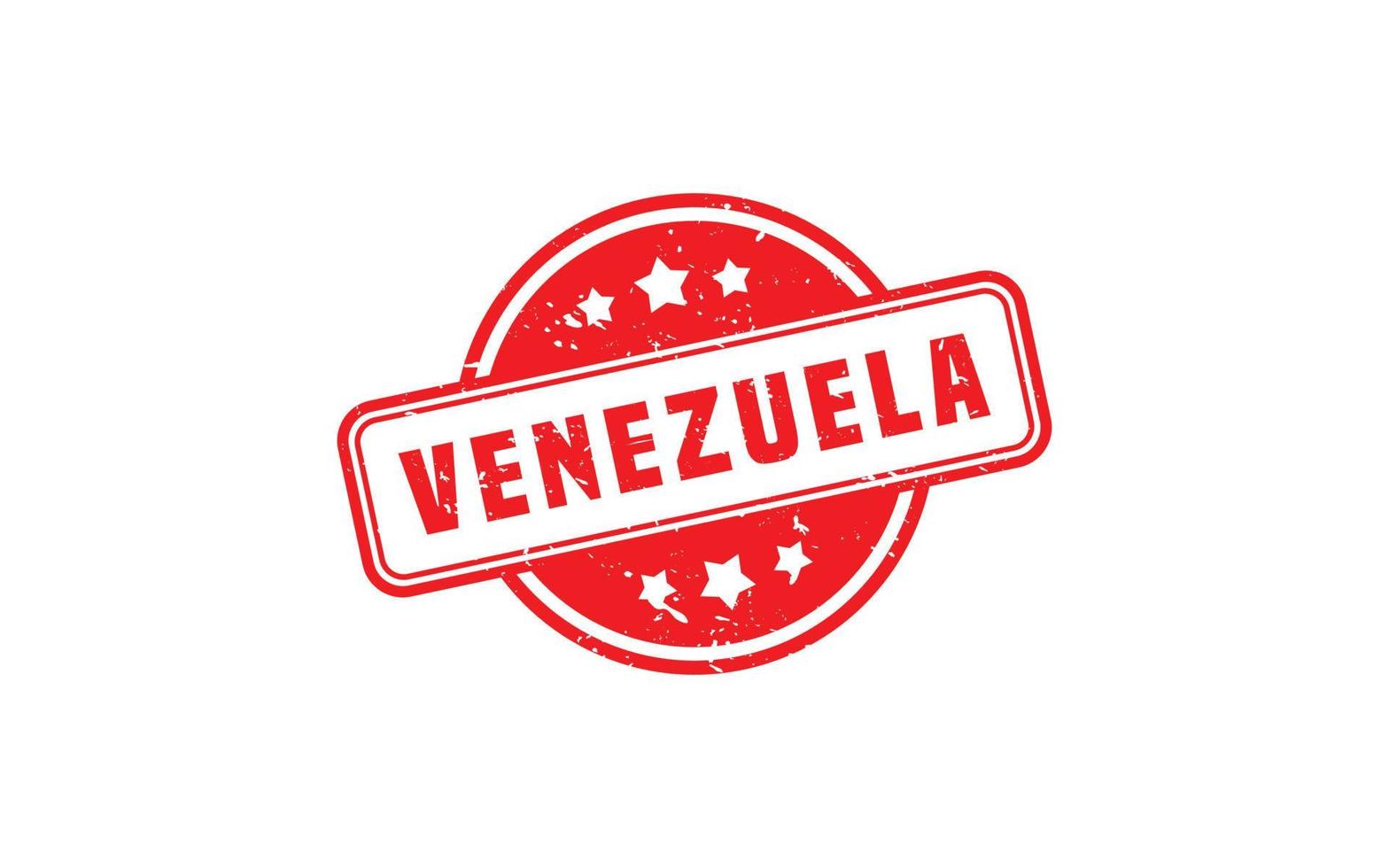Venezuela sello caucho con grunge estilo en blanco antecedentes vector