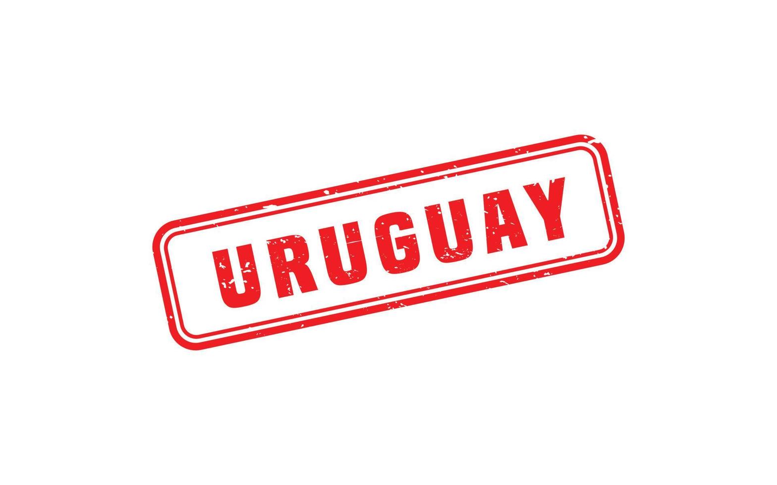 Uruguay sello caucho con grunge estilo en blanco antecedentes vector