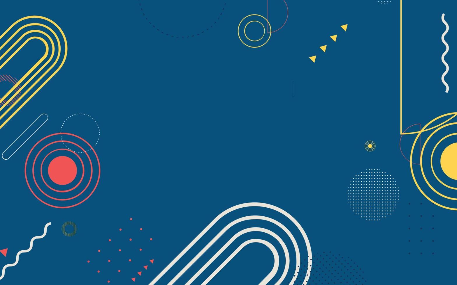 Geometric abstract background template vector