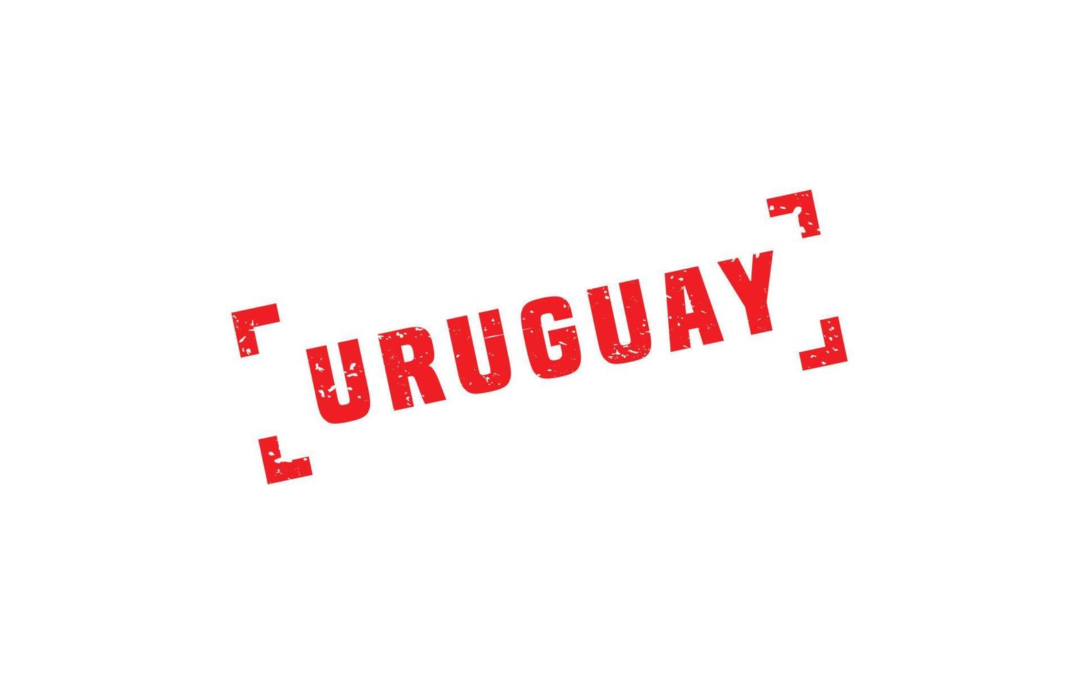 URUGUAY stamp rubber with grunge style on white background vector