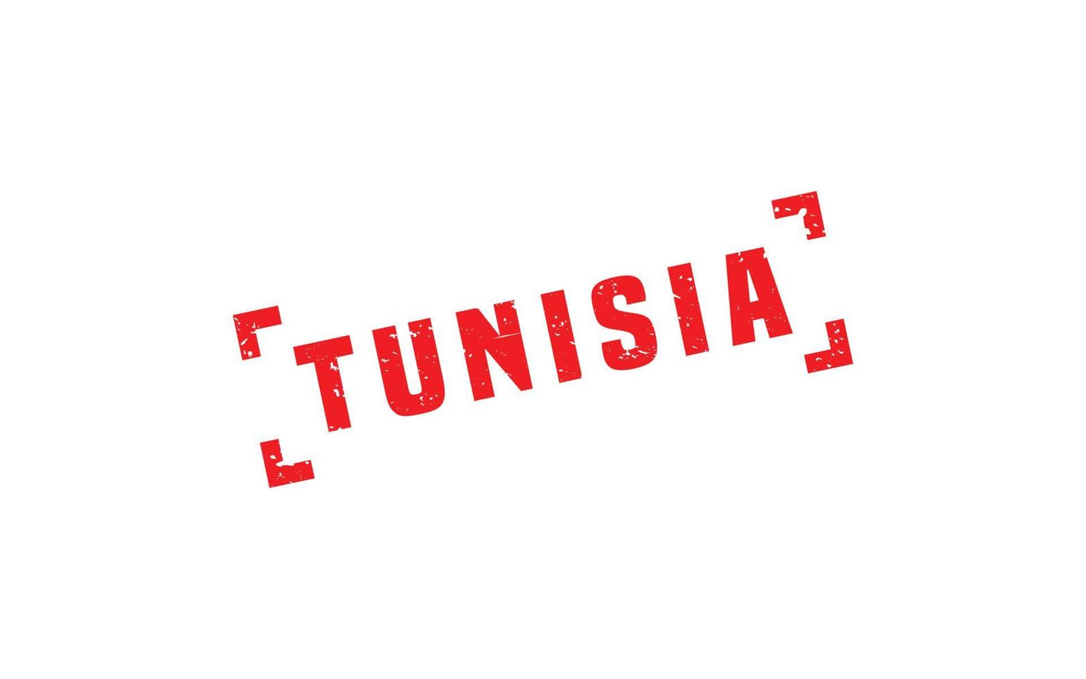 TUNISIA stamp rubber with grunge style on white background vector