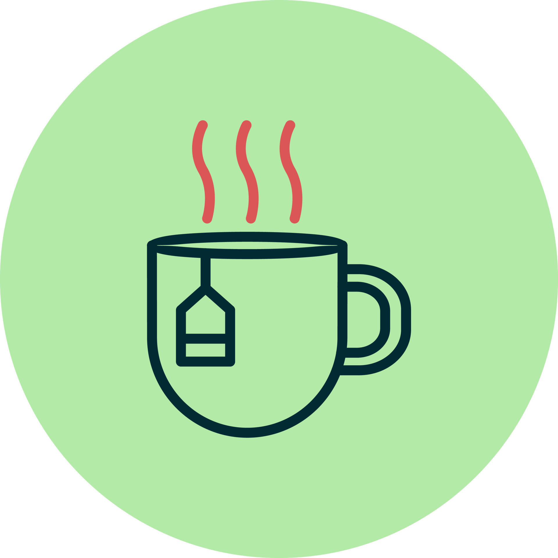 Tea Cup Vector Icon 19798949 Vector Art at Vecteezy
