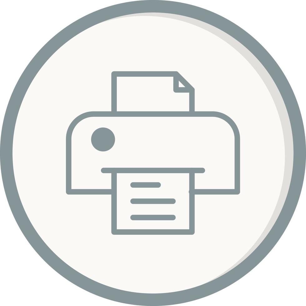 Print Vector Icon