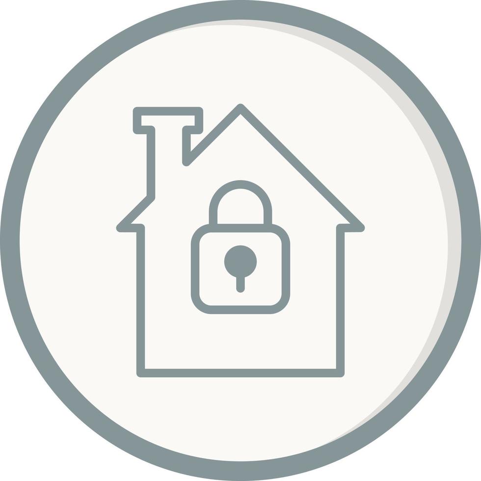 hogar seguridad vector icono