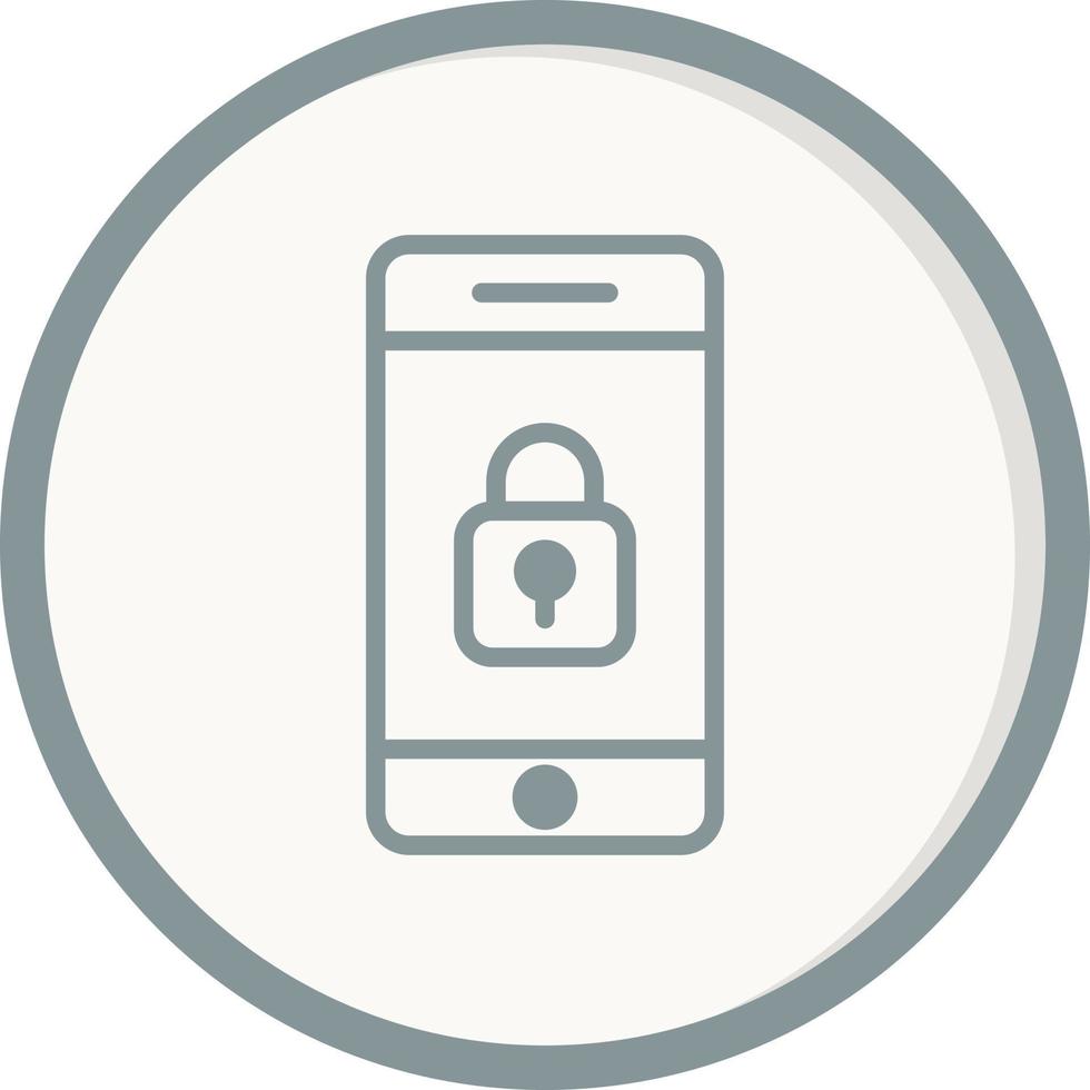 Mobile Security Vector Icon