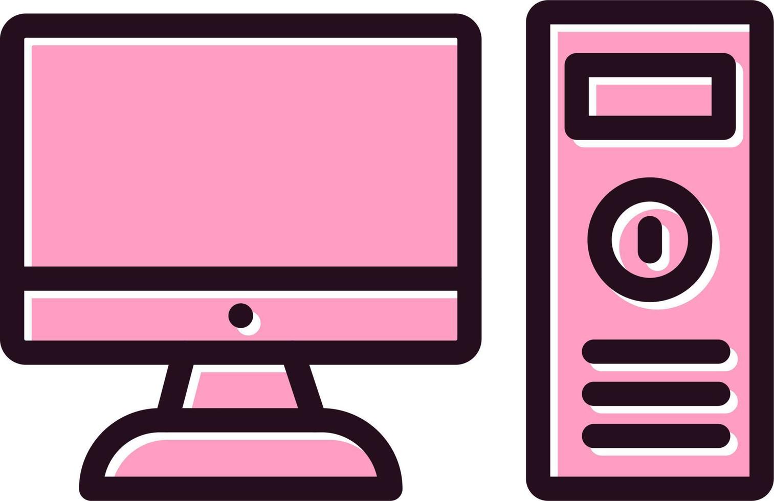 Computer Vector Icon