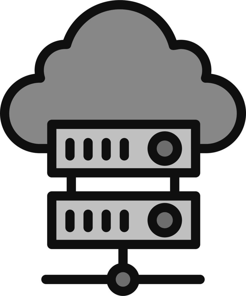 Cloud Server Vector Icon