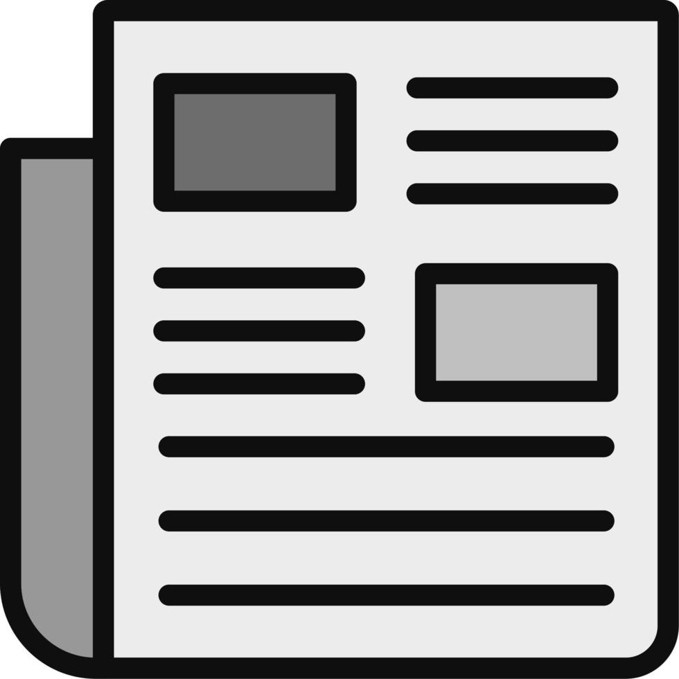 Newspaper Vector Icon