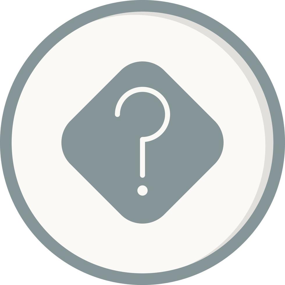 Question Mark Vector Icon