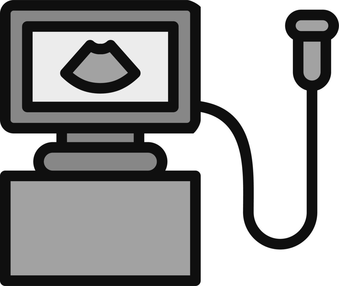 Ultrasound Machine Vector Icon