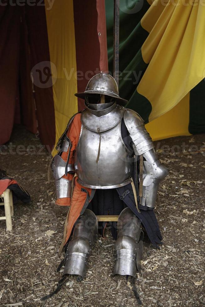 Old medieval armor photo