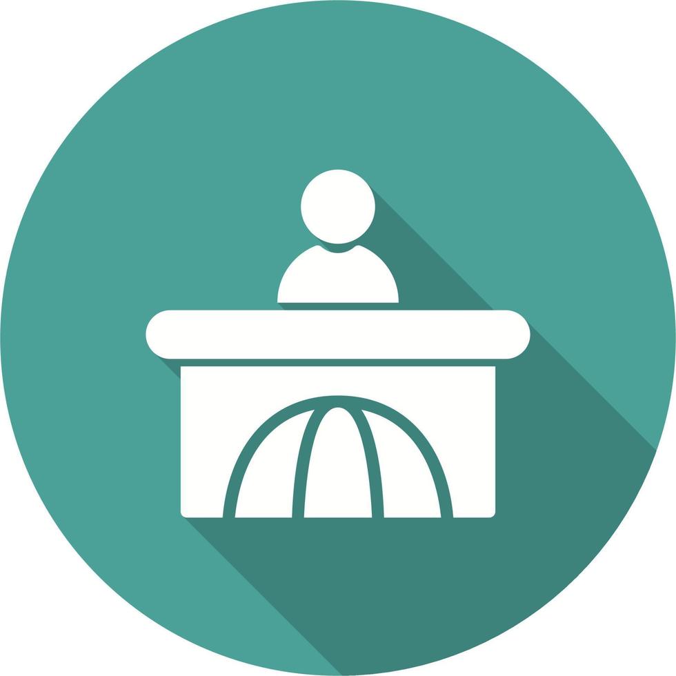 News Anchor Vector Icon