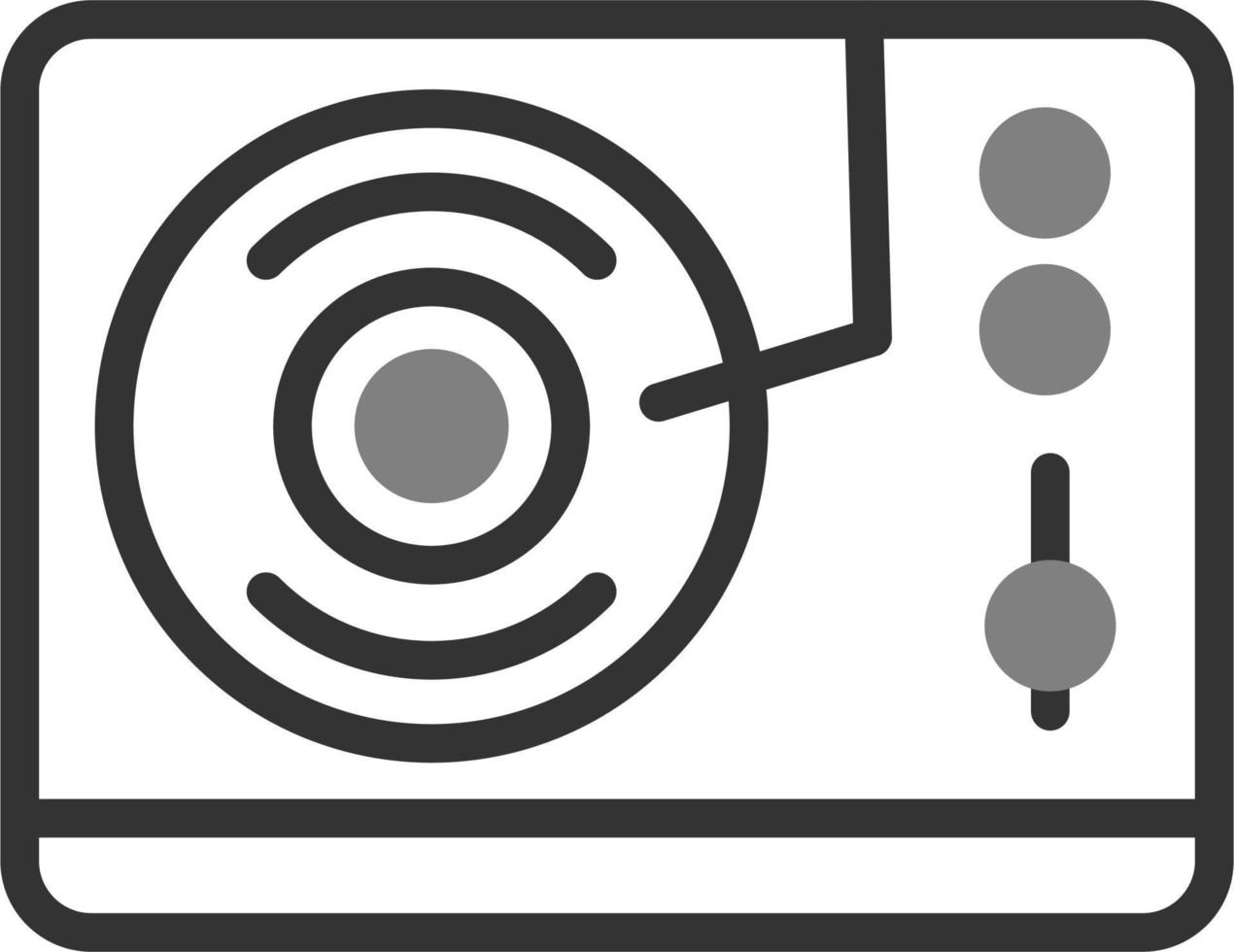 Record Player Vector Icon