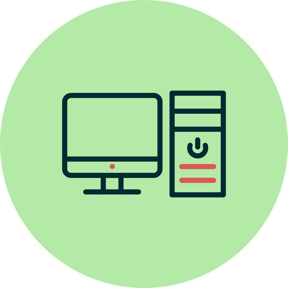 Computer Vector Icon