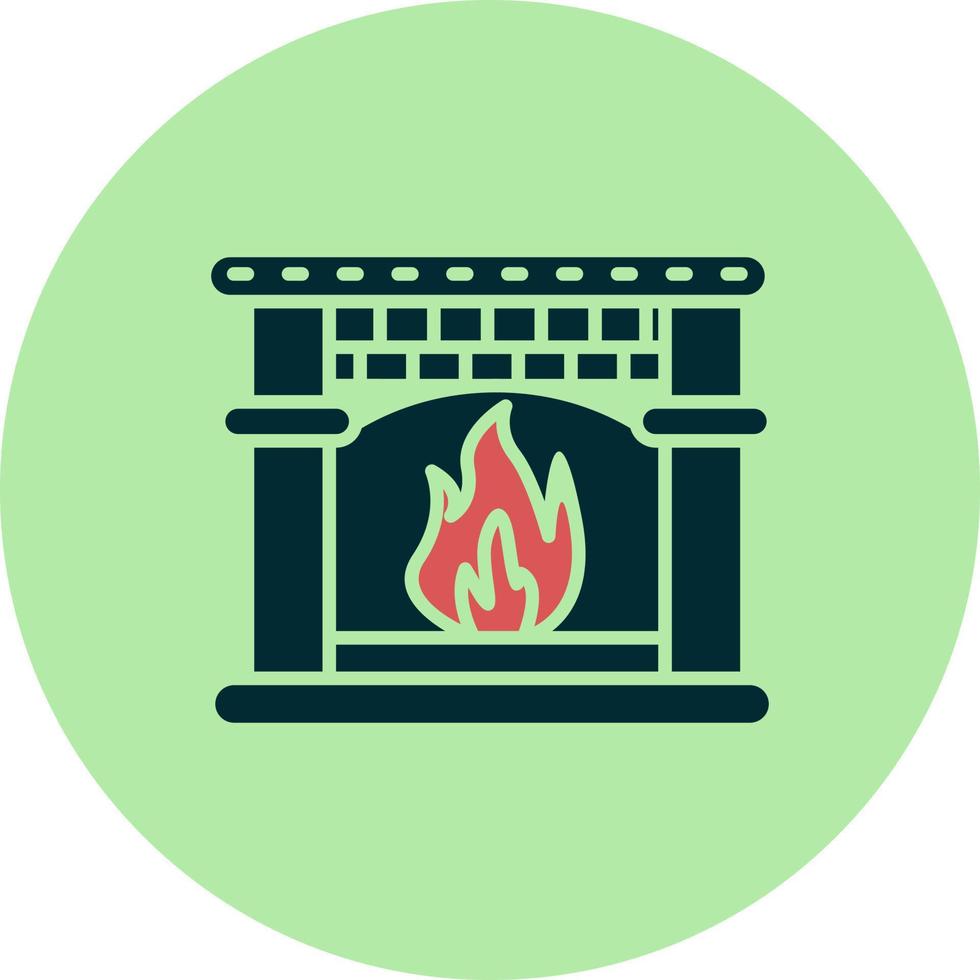 icono de vector de lugar de fuego