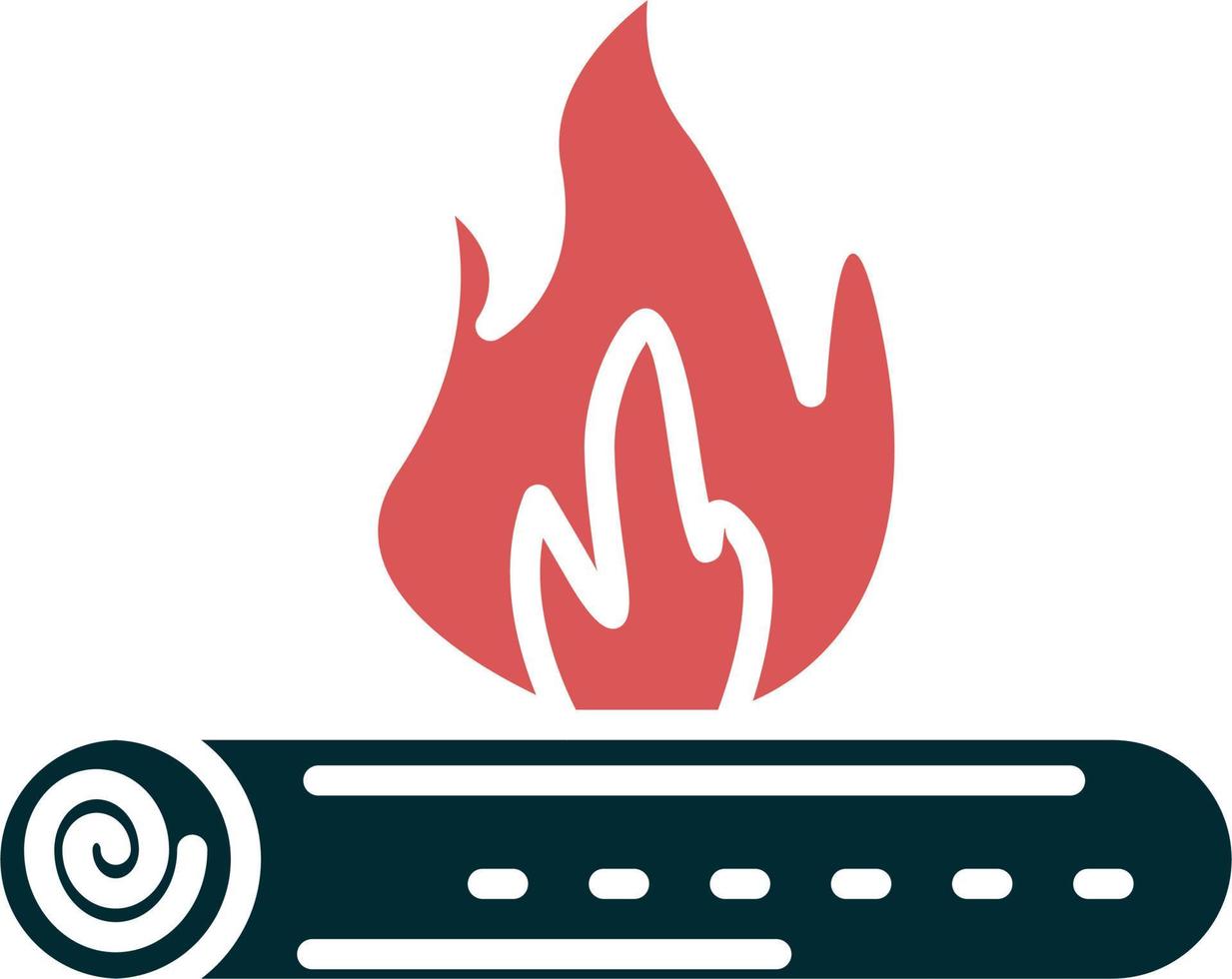 icono de vector de fuego