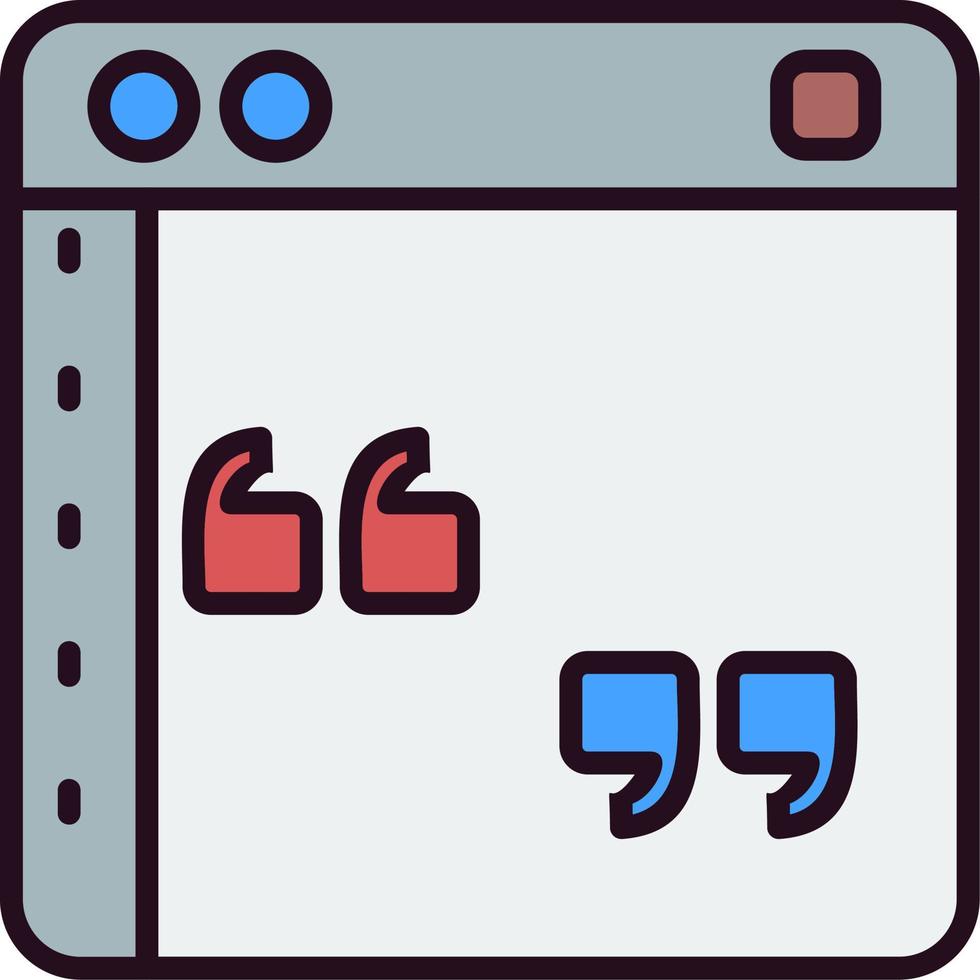 Quote Vector Icon