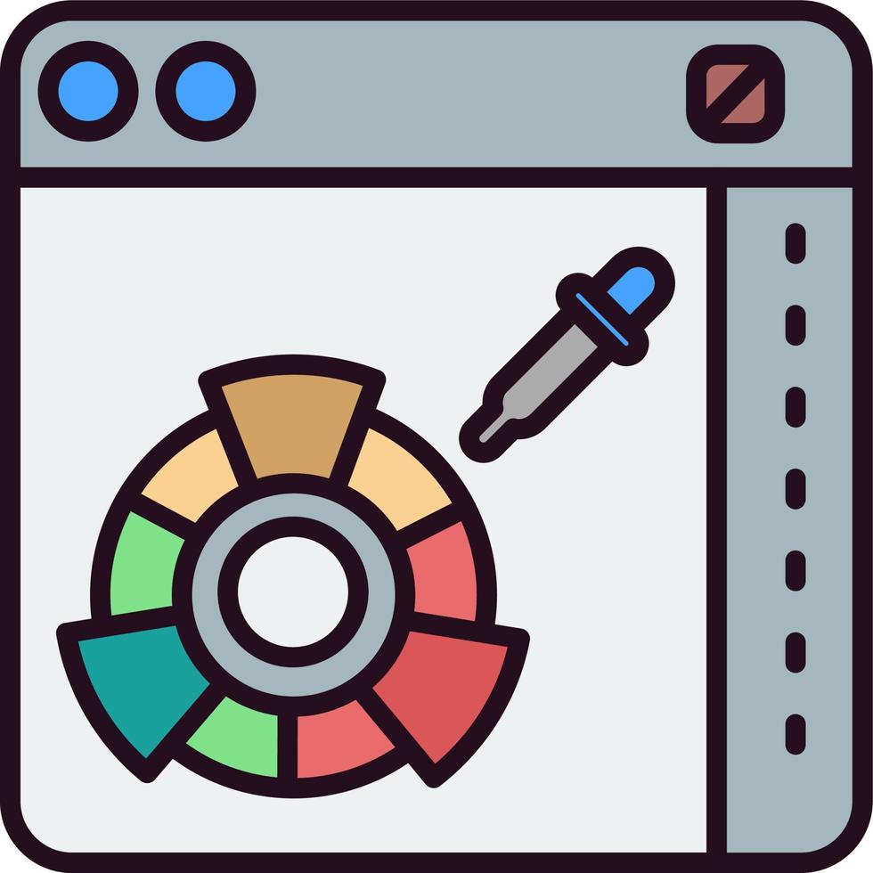 Color wheel Vector Icon