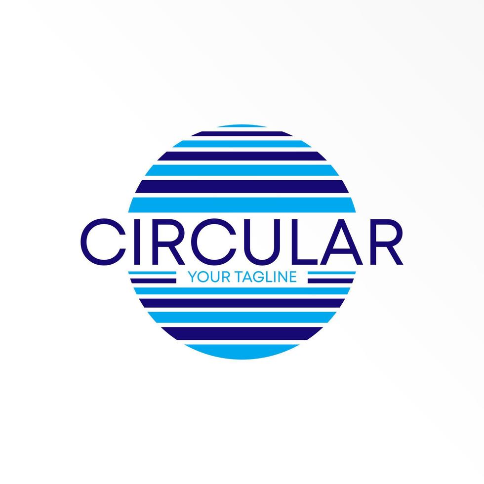 Color line circle logo free vector stock. Letter CIRCULAR abstract design concept. Can be used as a symbol related to Diversity.