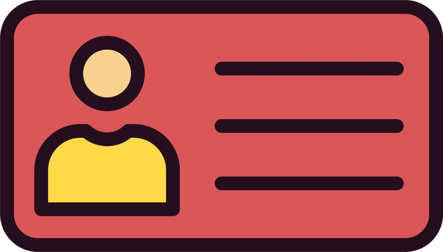 Identification Vector Icon