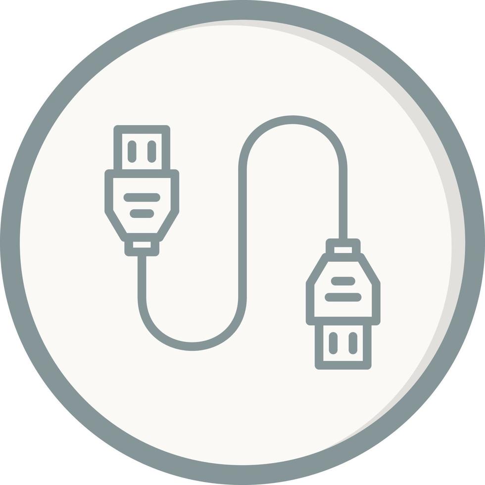 Data Cable Vector Icon