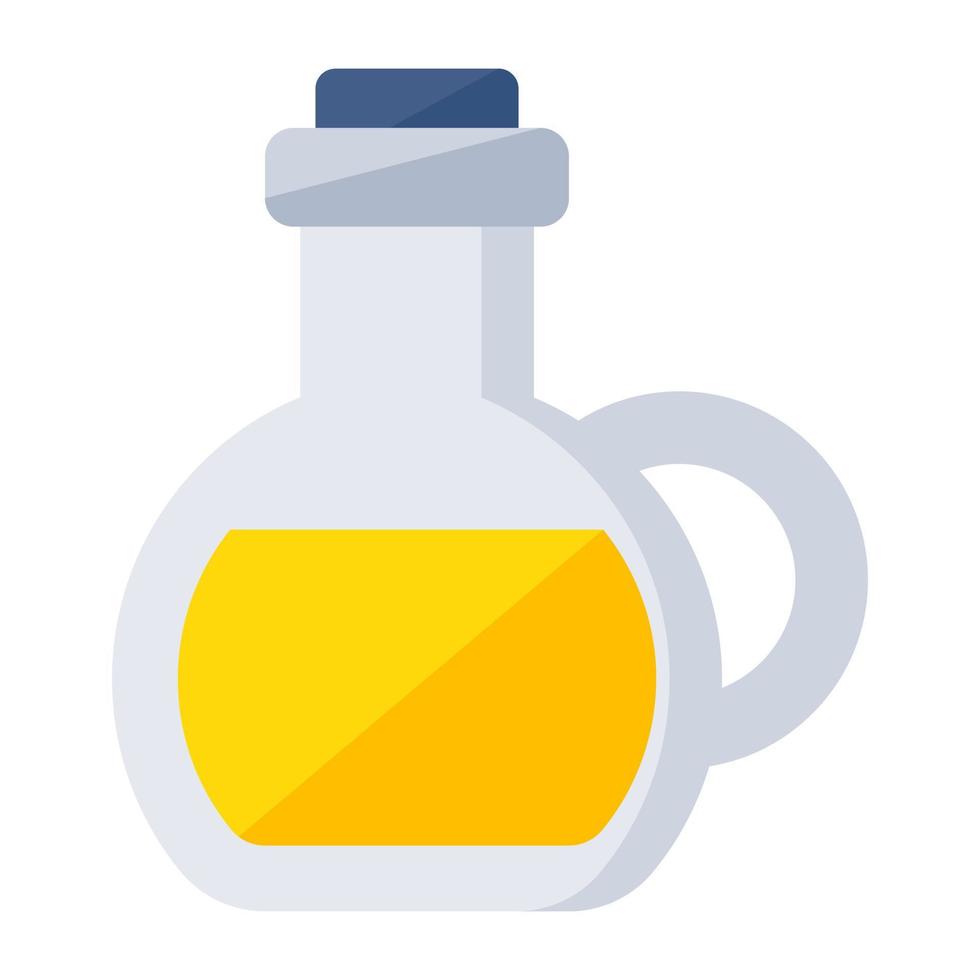 An icon design of oil bottle vector