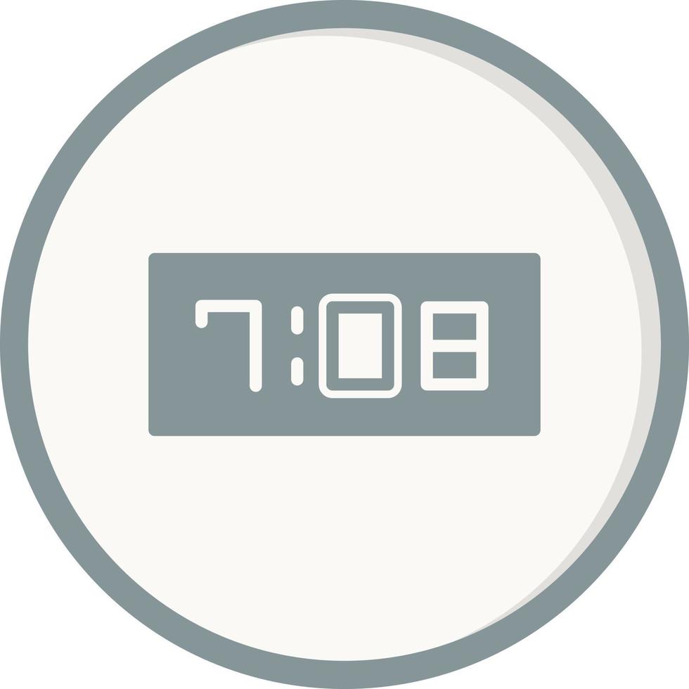 Digital Clock Vector Icon