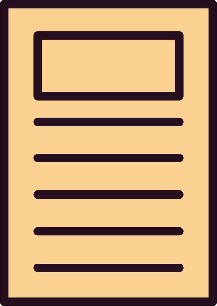 icono de vector de documento