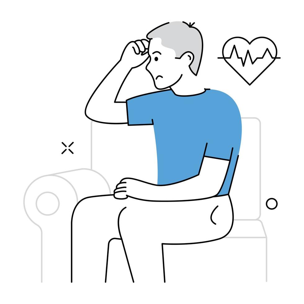 Trendy Life Thinking vector