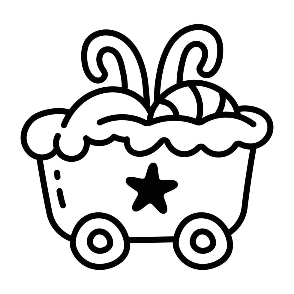 Trendy Candy Train vector