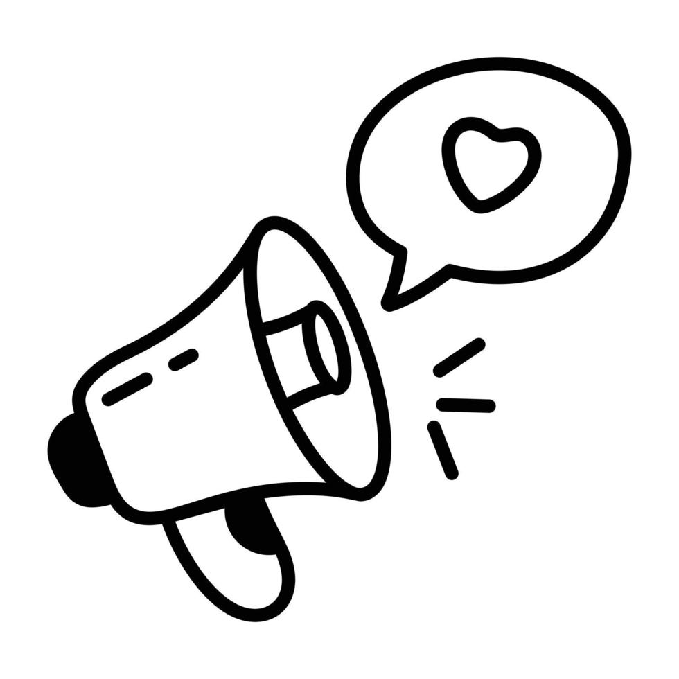 Trendy Megaphone Concepts vector