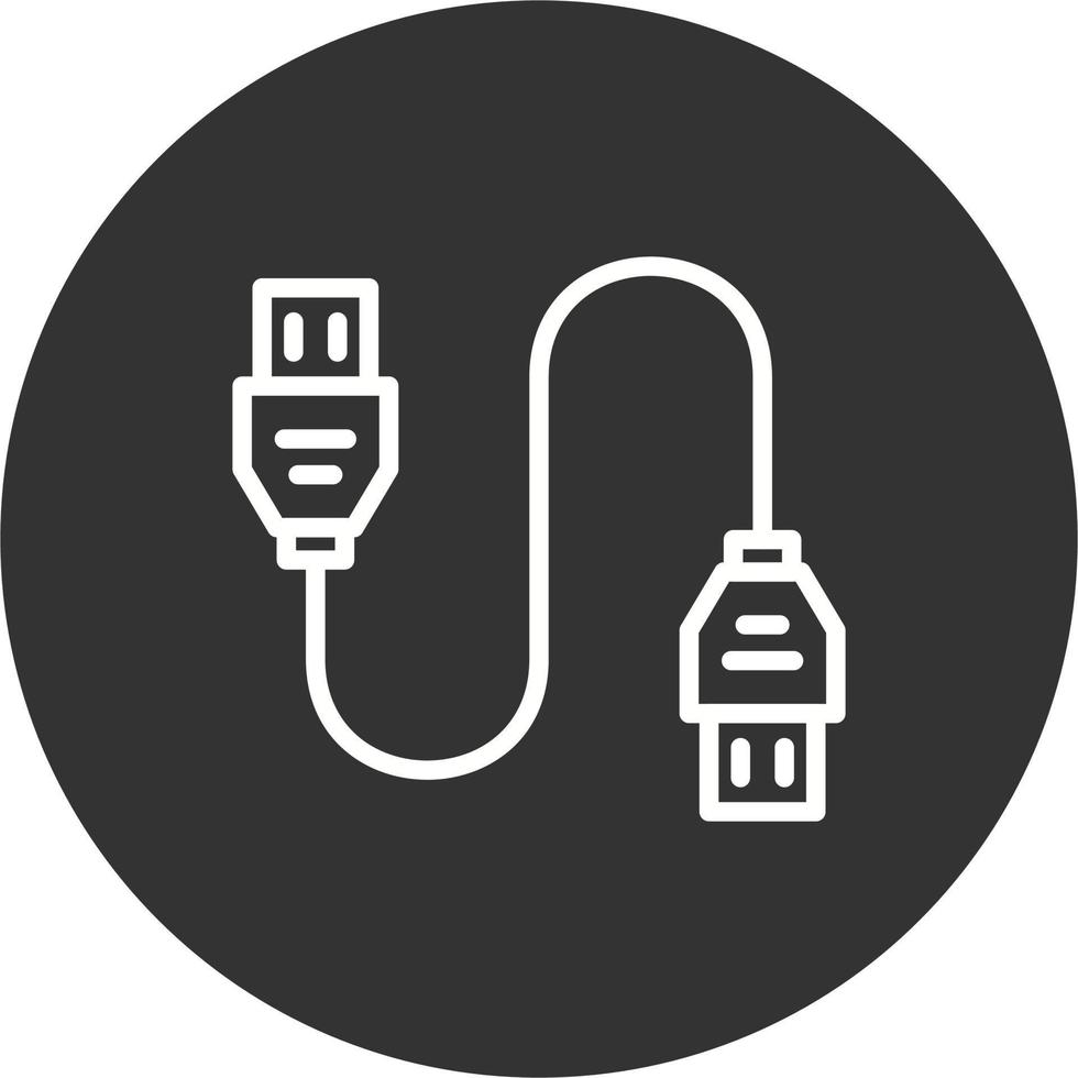 Data Cable Vector Icon