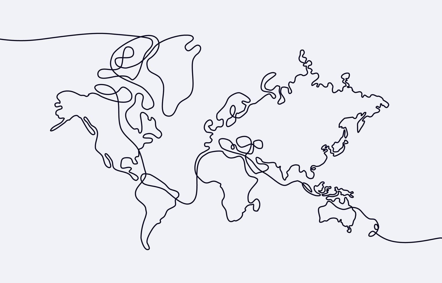 mundo mapa uno carrera concepto vector