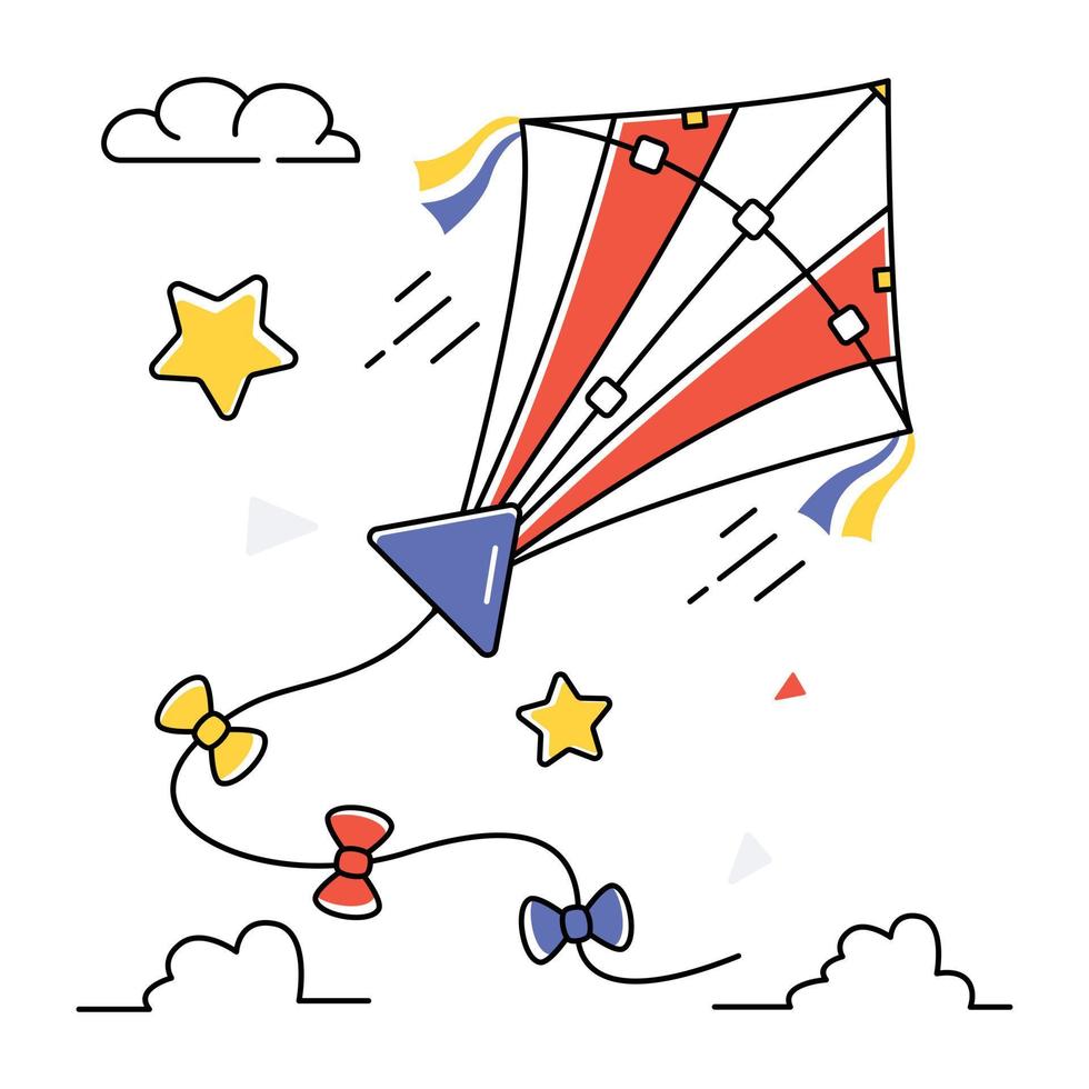 Trendy Kite Festival 19803005 Vector Art at Vecteezy