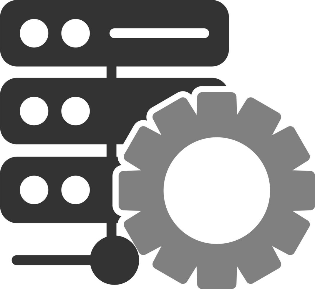 base de datos gestión vector icono