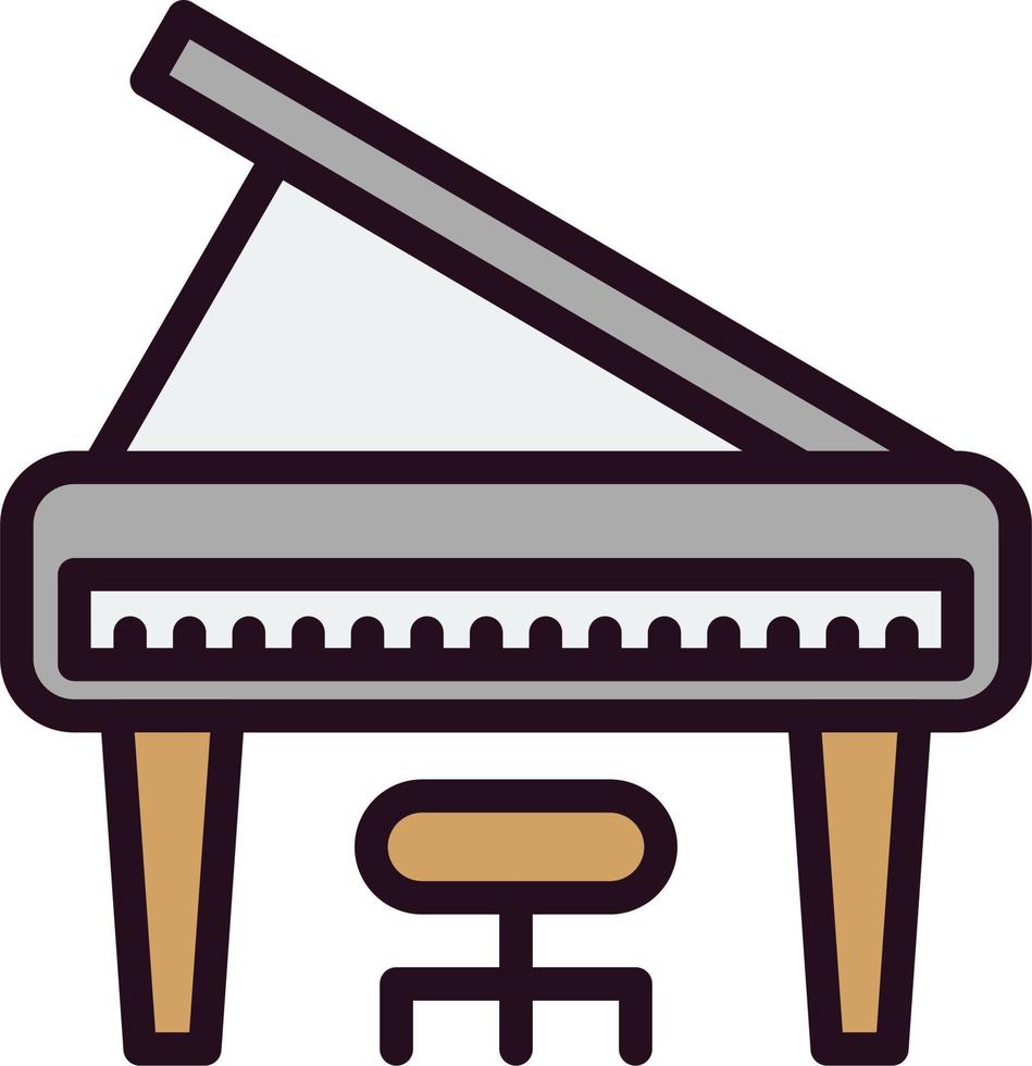 Grand Piano Vector Icon